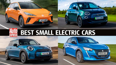 Best small electric cars - header image